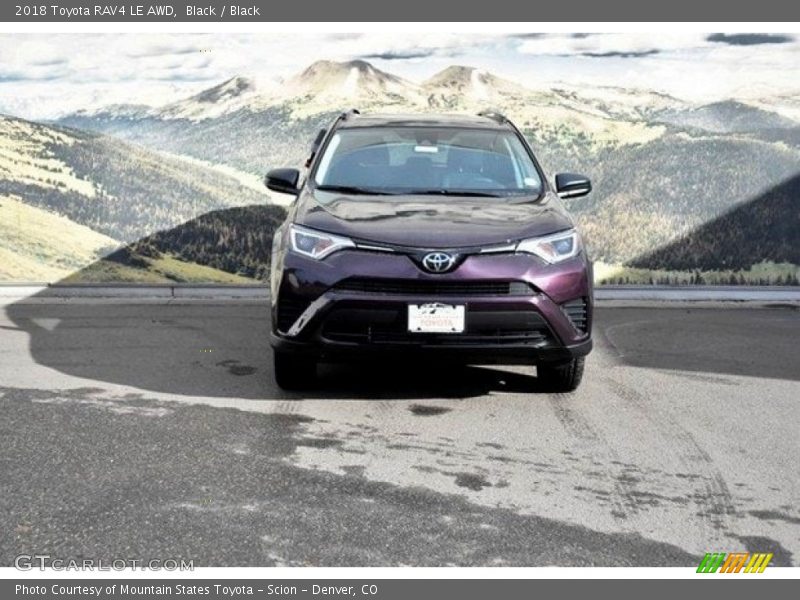 Black / Black 2018 Toyota RAV4 LE AWD
