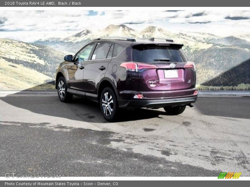 Black / Black 2018 Toyota RAV4 LE AWD