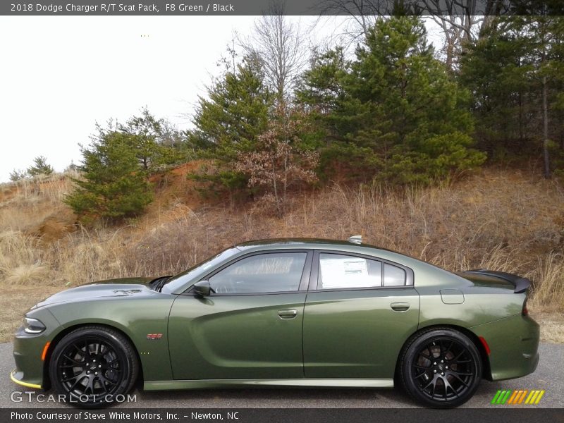 F8 Green / Black 2018 Dodge Charger R/T Scat Pack