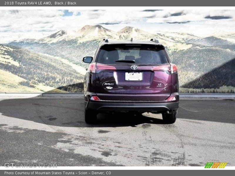 Black / Black 2018 Toyota RAV4 LE AWD