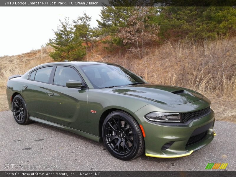 F8 Green / Black 2018 Dodge Charger R/T Scat Pack