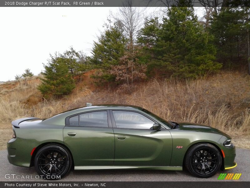 F8 Green / Black 2018 Dodge Charger R/T Scat Pack
