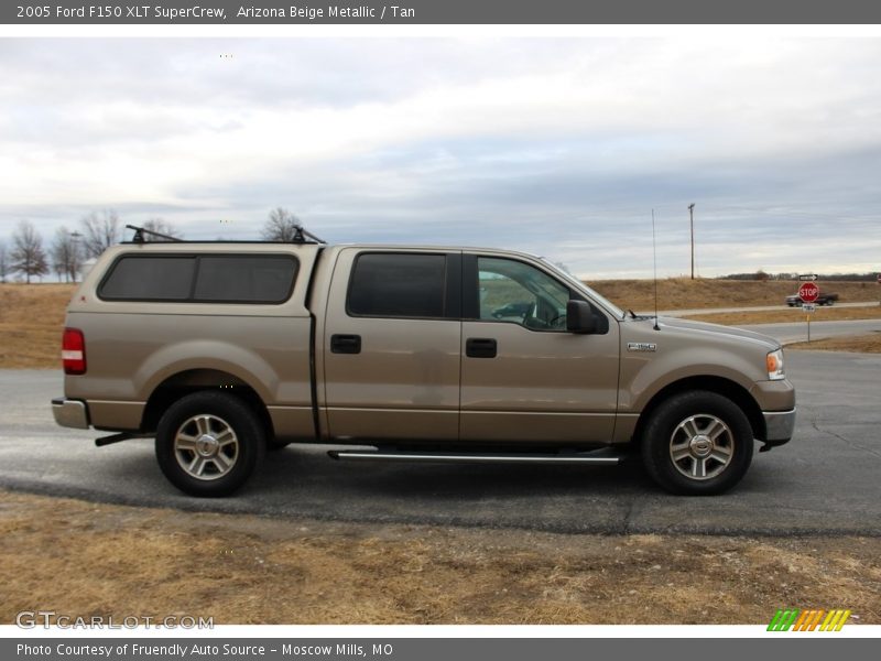 Arizona Beige Metallic / Tan 2005 Ford F150 XLT SuperCrew
