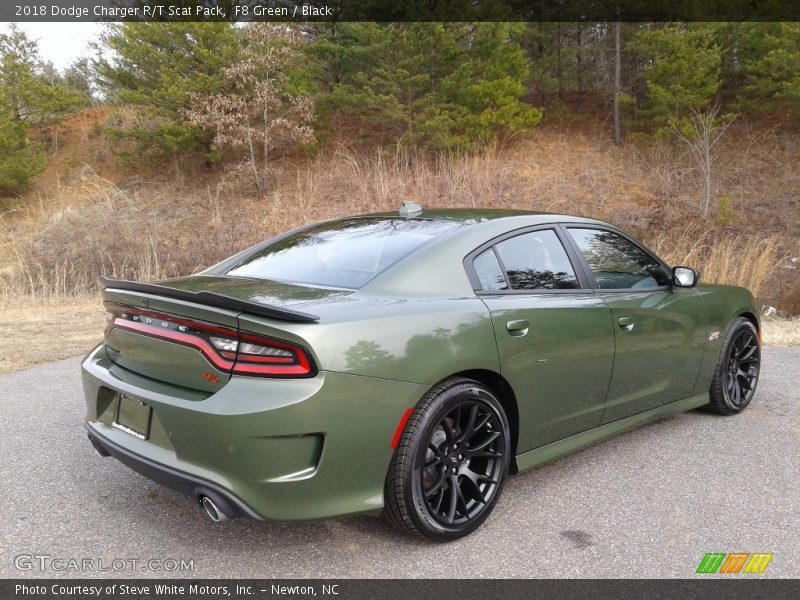 F8 Green / Black 2018 Dodge Charger R/T Scat Pack