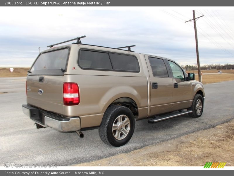 Arizona Beige Metallic / Tan 2005 Ford F150 XLT SuperCrew