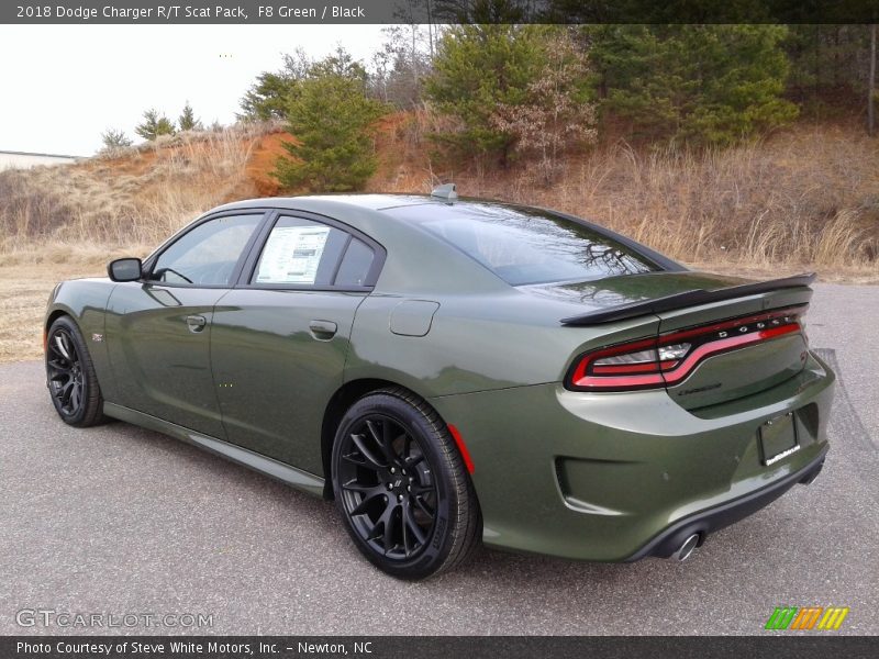 F8 Green / Black 2018 Dodge Charger R/T Scat Pack