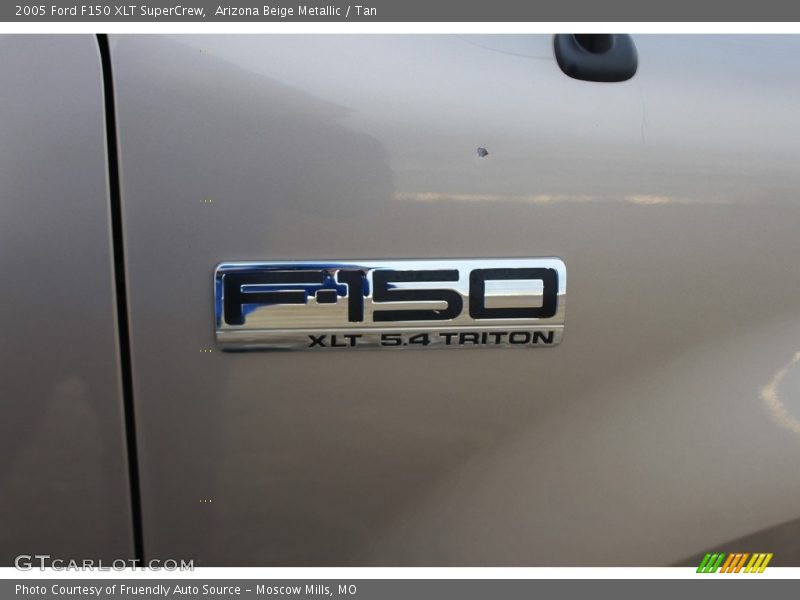 Arizona Beige Metallic / Tan 2005 Ford F150 XLT SuperCrew