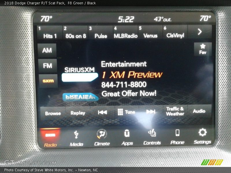 F8 Green / Black 2018 Dodge Charger R/T Scat Pack