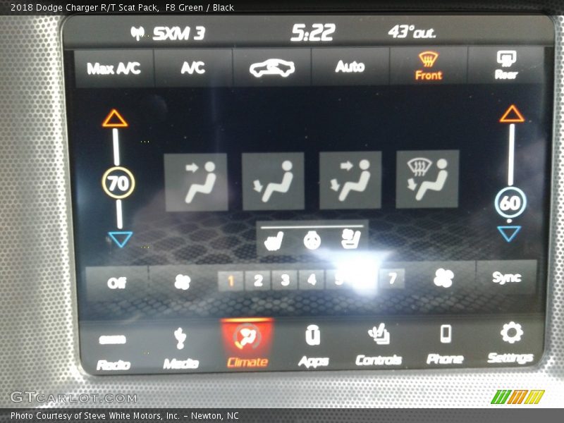 F8 Green / Black 2018 Dodge Charger R/T Scat Pack