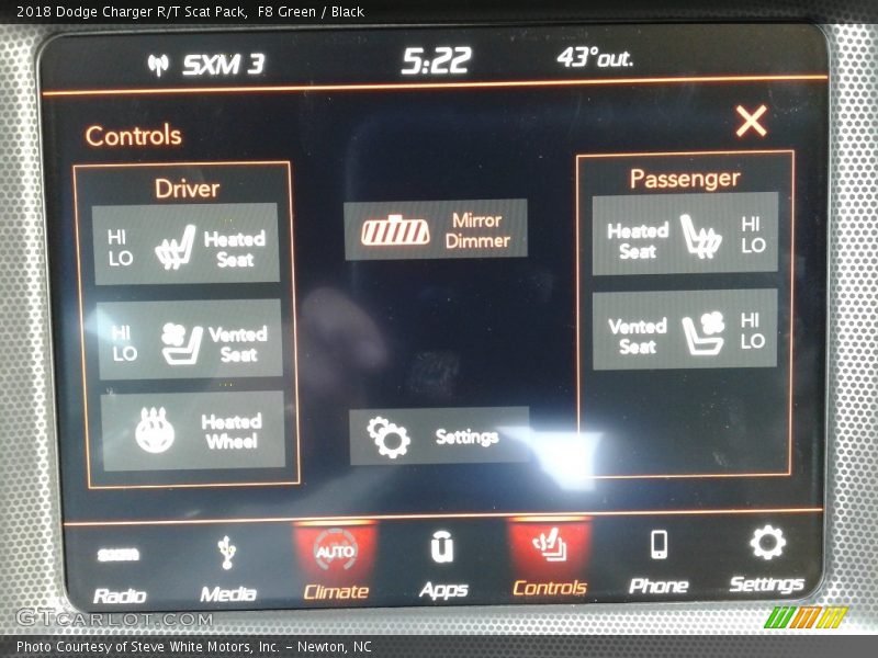 F8 Green / Black 2018 Dodge Charger R/T Scat Pack