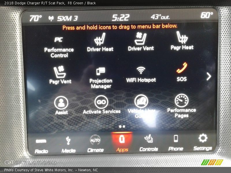F8 Green / Black 2018 Dodge Charger R/T Scat Pack