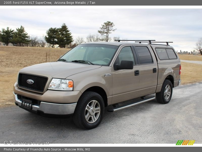 Arizona Beige Metallic / Tan 2005 Ford F150 XLT SuperCrew