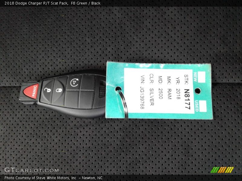 F8 Green / Black 2018 Dodge Charger R/T Scat Pack