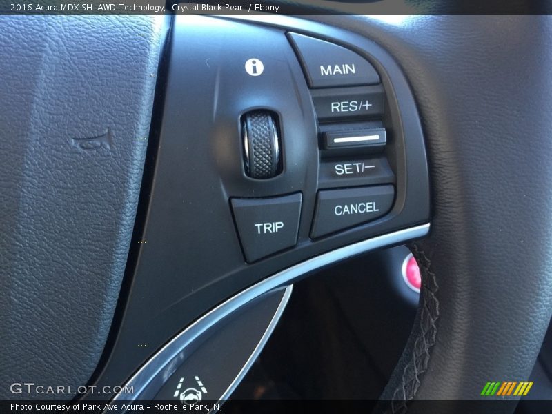 Crystal Black Pearl / Ebony 2016 Acura MDX SH-AWD Technology