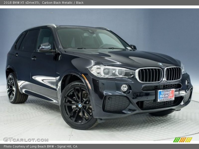 Carbon Black Metallic / Black 2018 BMW X5 sDrive35i
