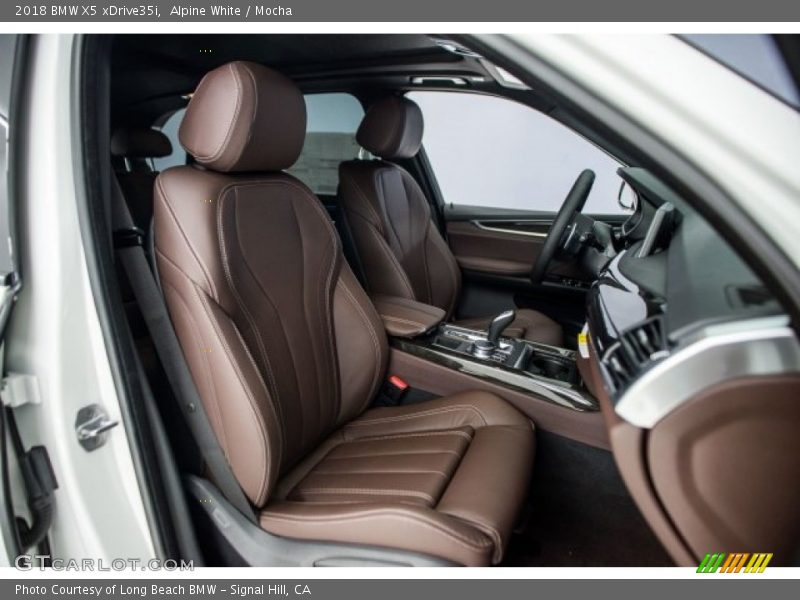 Alpine White / Mocha 2018 BMW X5 xDrive35i