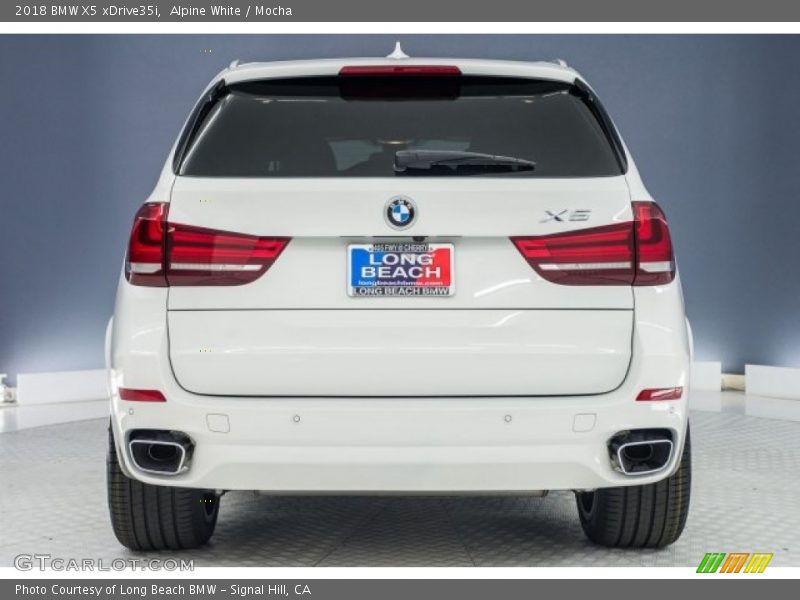 Alpine White / Mocha 2018 BMW X5 xDrive35i