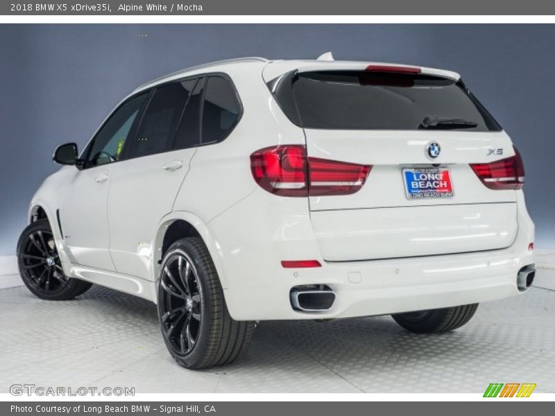 Alpine White / Mocha 2018 BMW X5 xDrive35i
