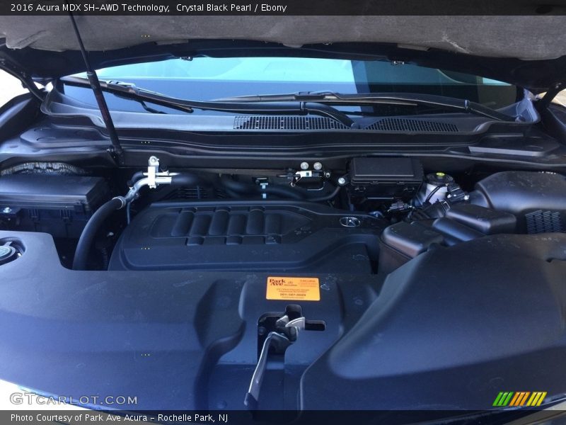 Crystal Black Pearl / Ebony 2016 Acura MDX SH-AWD Technology