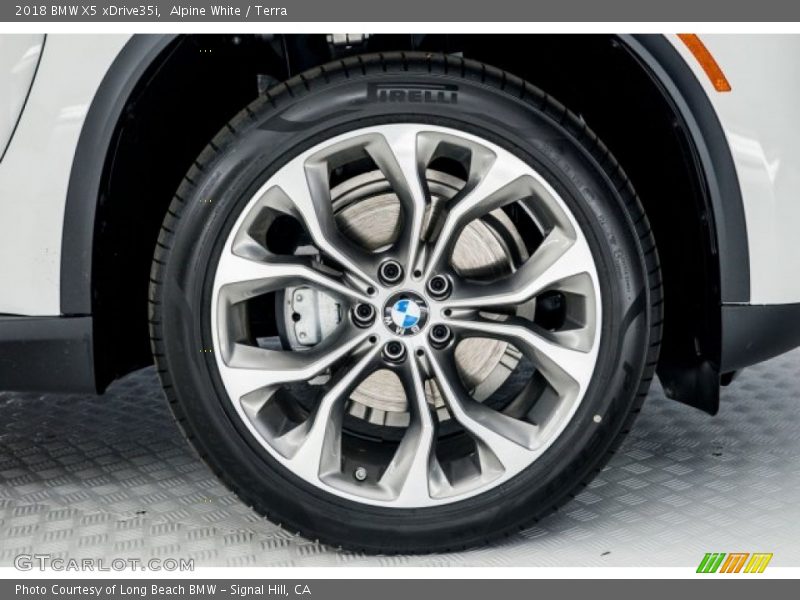 Alpine White / Terra 2018 BMW X5 xDrive35i