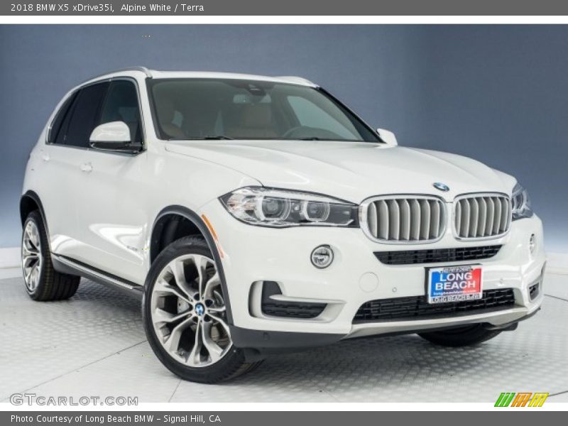 Alpine White / Terra 2018 BMW X5 xDrive35i