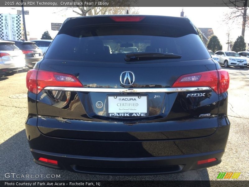 Crystal Black Pearl / Ebony 2015 Acura RDX Technology