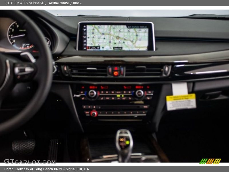 Alpine White / Black 2018 BMW X5 xDrive50i