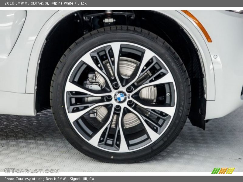 Alpine White / Black 2018 BMW X5 xDrive50i