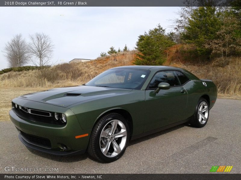 F8 Green / Black 2018 Dodge Challenger SXT