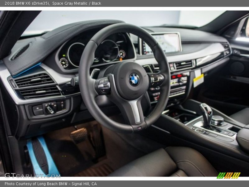 Space Gray Metallic / Black 2018 BMW X6 sDrive35i