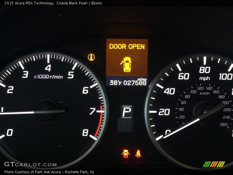 Crystal Black Pearl / Ebony 2015 Acura RDX Technology