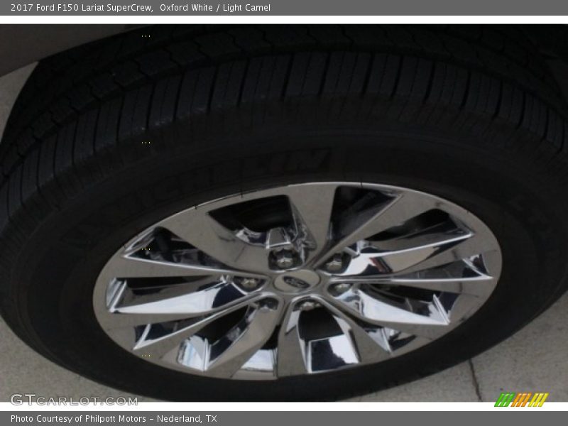 Oxford White / Light Camel 2017 Ford F150 Lariat SuperCrew
