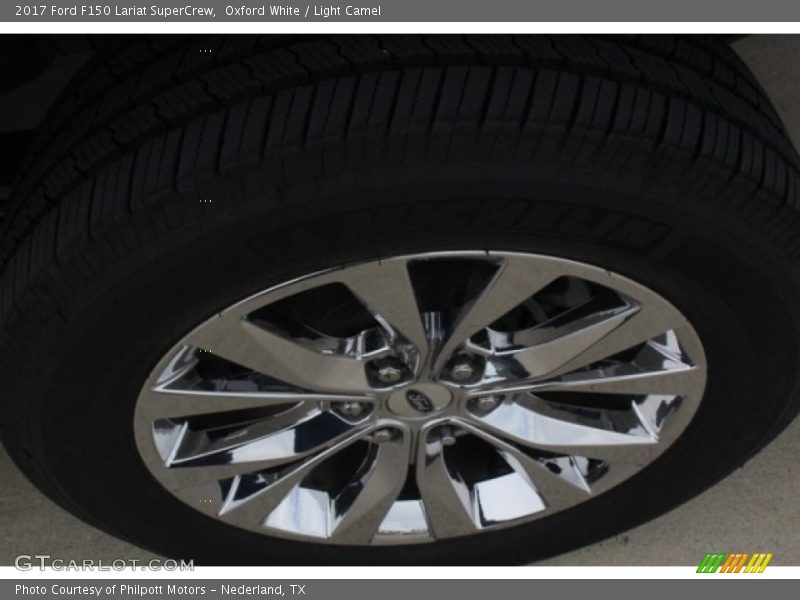 Oxford White / Light Camel 2017 Ford F150 Lariat SuperCrew