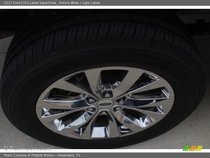 Oxford White / Light Camel 2017 Ford F150 Lariat SuperCrew