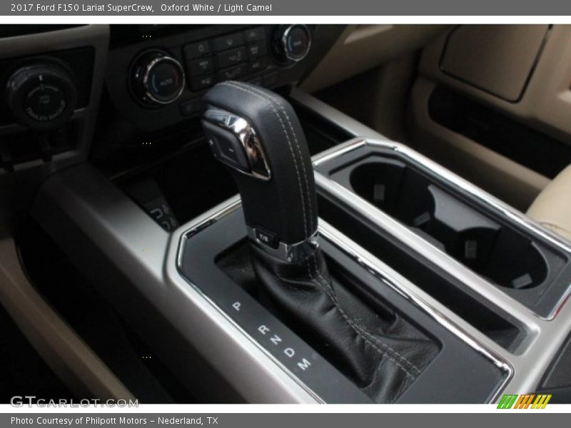 Oxford White / Light Camel 2017 Ford F150 Lariat SuperCrew