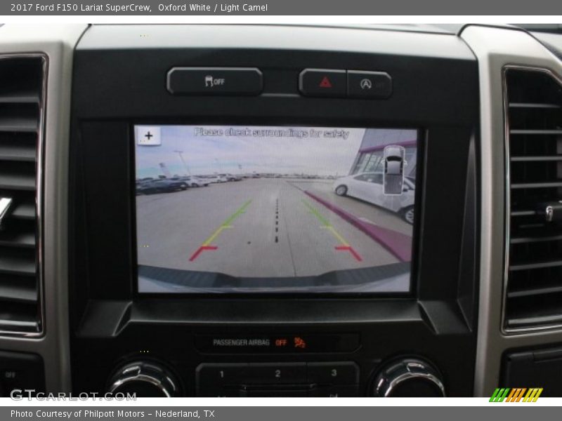 Oxford White / Light Camel 2017 Ford F150 Lariat SuperCrew