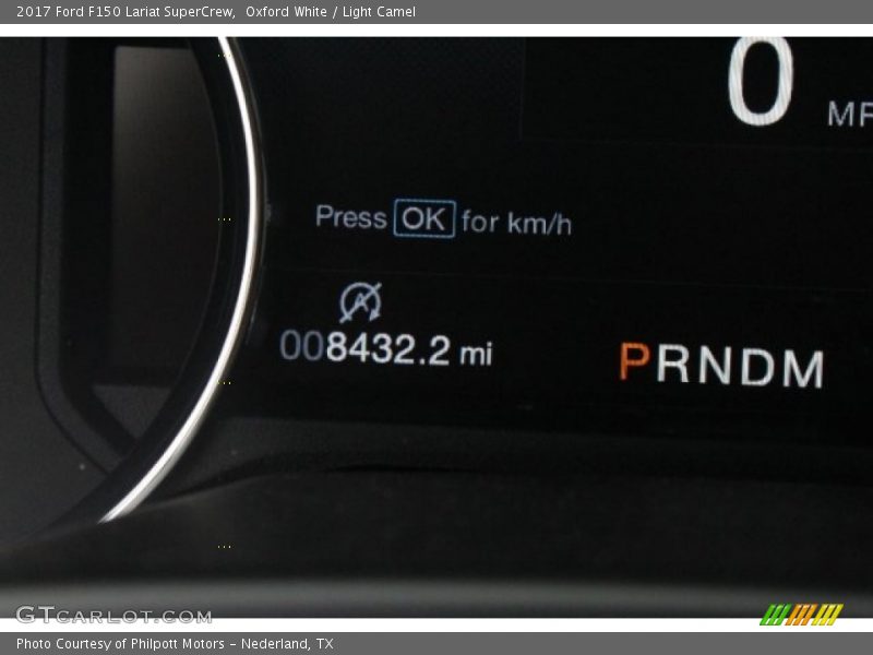 Oxford White / Light Camel 2017 Ford F150 Lariat SuperCrew
