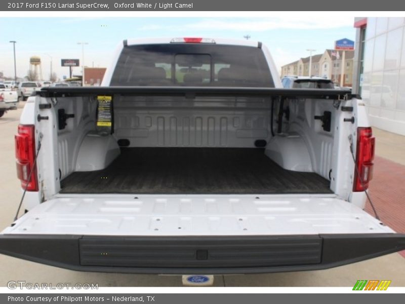 Oxford White / Light Camel 2017 Ford F150 Lariat SuperCrew