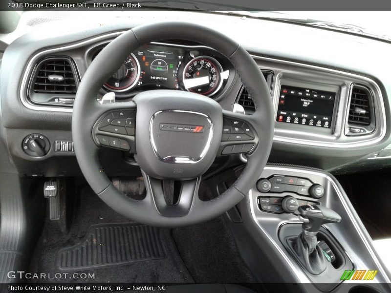 F8 Green / Black 2018 Dodge Challenger SXT
