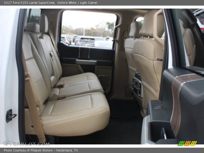 Oxford White / Light Camel 2017 Ford F150 Lariat SuperCrew