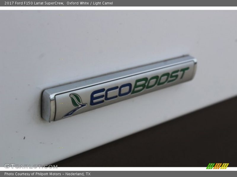 Oxford White / Light Camel 2017 Ford F150 Lariat SuperCrew