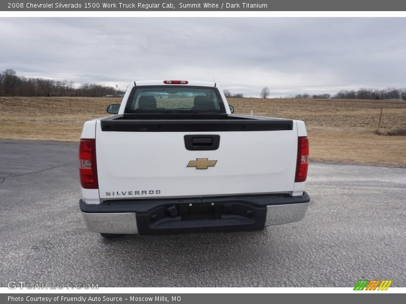 Summit White / Dark Titanium 2008 Chevrolet Silverado 1500 Work Truck Regular Cab