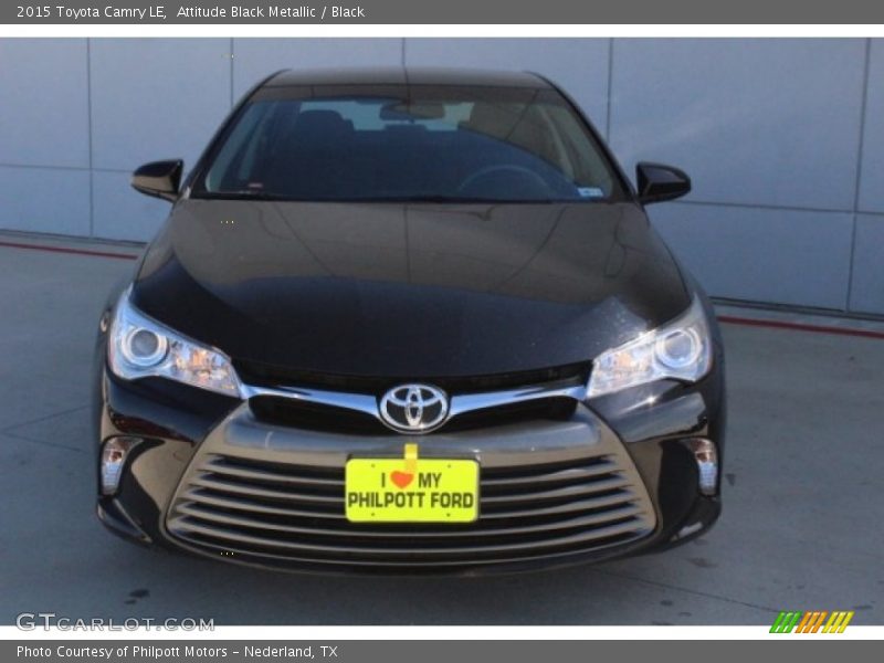 Attitude Black Metallic / Black 2015 Toyota Camry LE