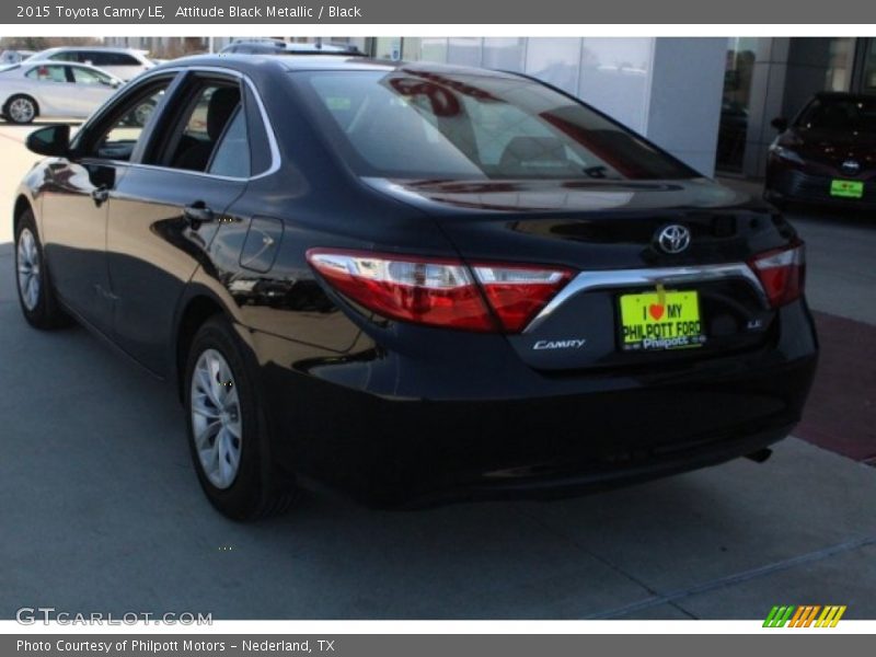 Attitude Black Metallic / Black 2015 Toyota Camry LE