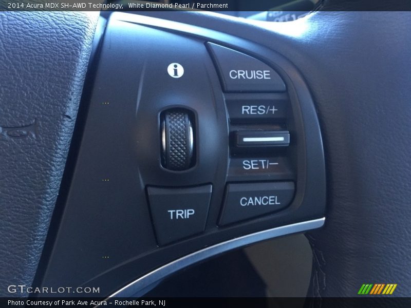 White Diamond Pearl / Parchment 2014 Acura MDX SH-AWD Technology