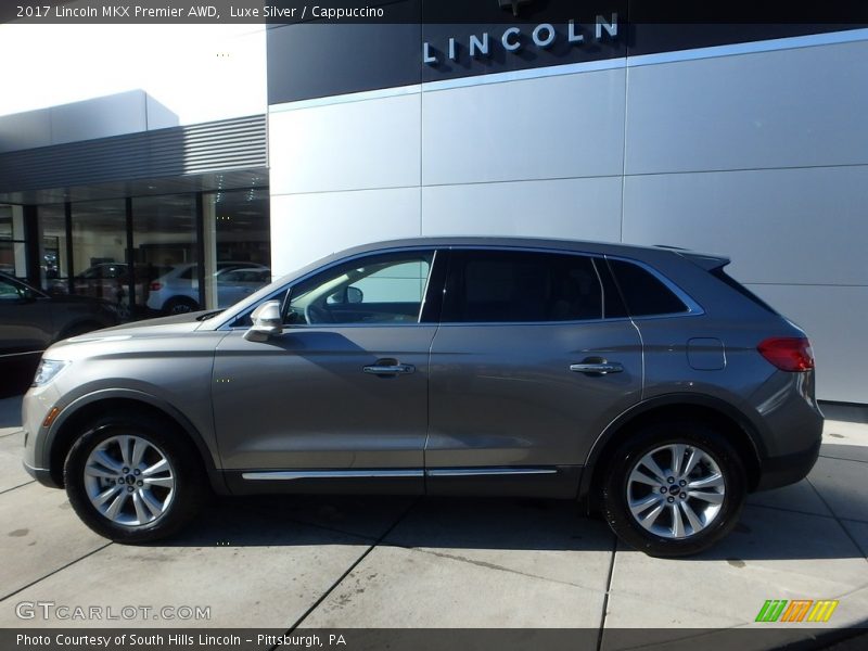 Luxe Silver / Cappuccino 2017 Lincoln MKX Premier AWD