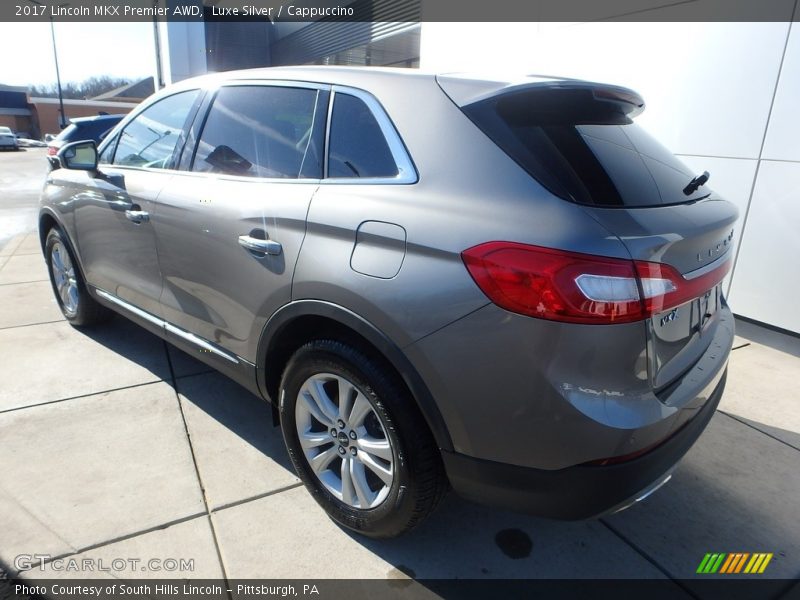 Luxe Silver / Cappuccino 2017 Lincoln MKX Premier AWD