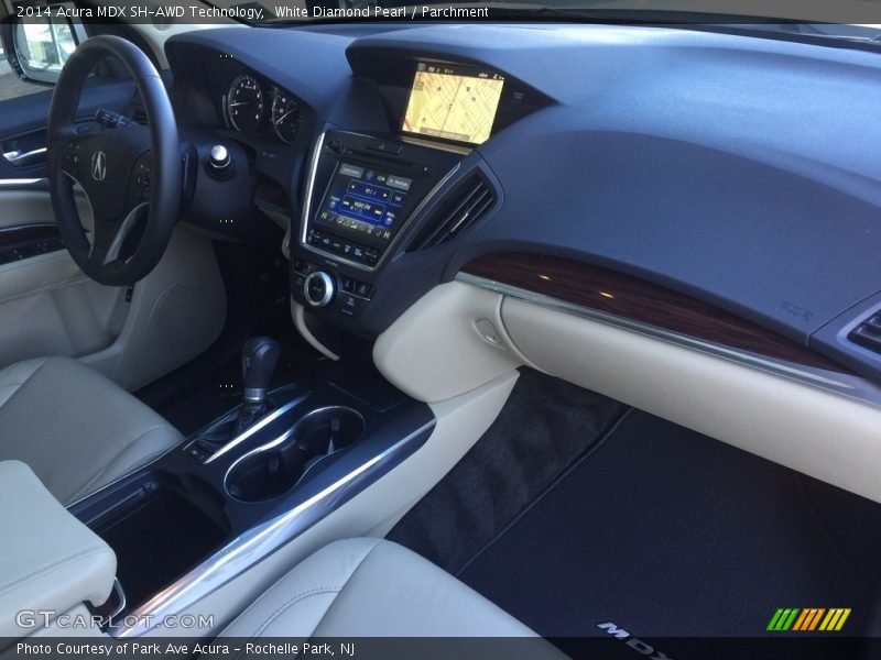 White Diamond Pearl / Parchment 2014 Acura MDX SH-AWD Technology