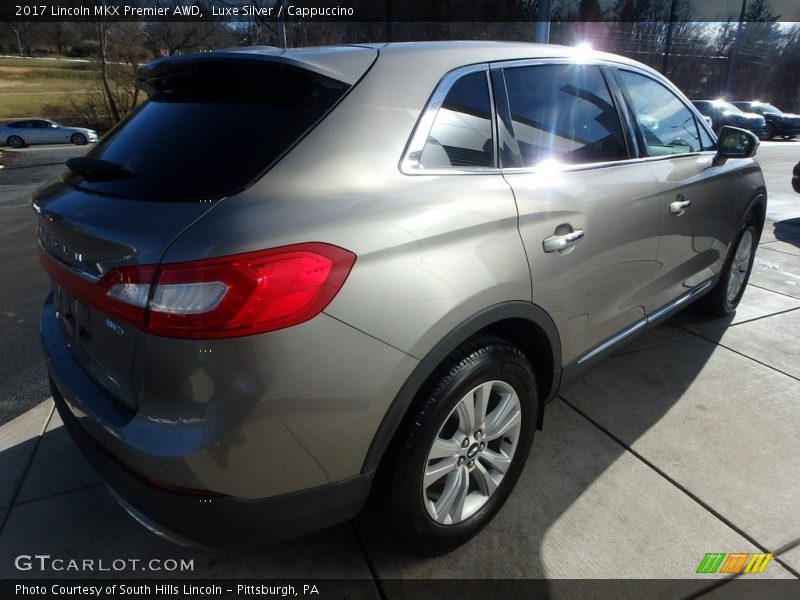 Luxe Silver / Cappuccino 2017 Lincoln MKX Premier AWD