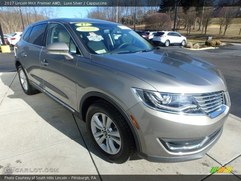 Luxe Silver / Cappuccino 2017 Lincoln MKX Premier AWD